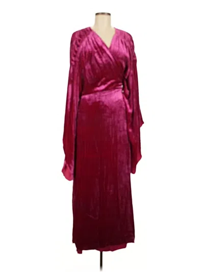 Maria Lucia Hohan Cocktail Dress In Burgundy