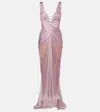 Maria Lucia Hohan Corinna Silk Gown In Pink