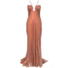 Maria Lucia Hohan Raisa Maxi Dress In Brown