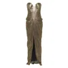 Maria Lucia Hohan Alessandra Maxi Dress In Brown