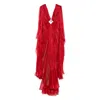 Maria Lucia Hohan Greta Maxi Dress In Red