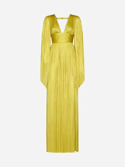 MARIA LUCIA HOHAN HARLOW SILK LONG DRESS