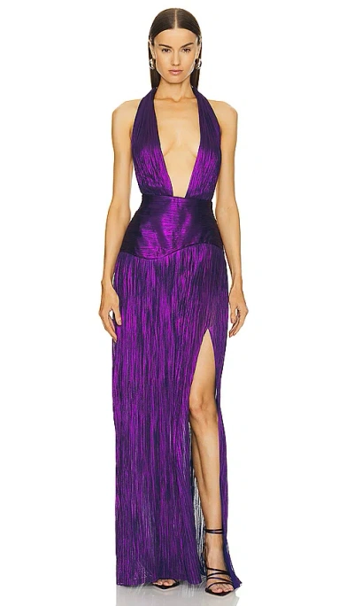 Maria Lucia Hohan Jemma Gown In Purple