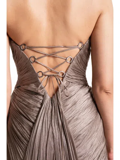 Maria Lucia Hohan Jolie Dress In Brown