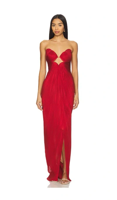 Maria Lucia Hohan Julieta Dress In Red