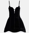 Maria Lucia Hohan Kemna Bustier Minidress In Black