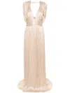 Maria Lucia Hohan Laurel Gown Dress In Neutrals