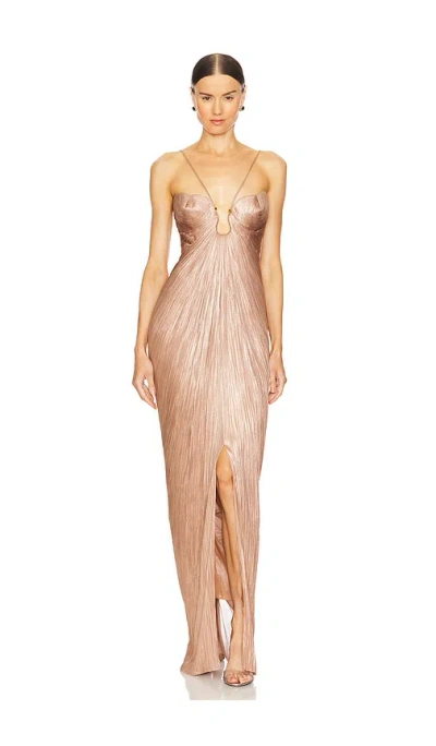 Maria Lucia Hohan Lissandra Dress In Creme Brulee
