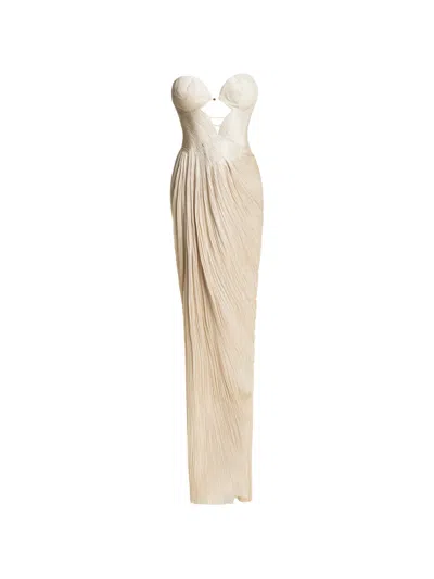 Maria Lucia Hohan Miko Maxi Dress In Neutral