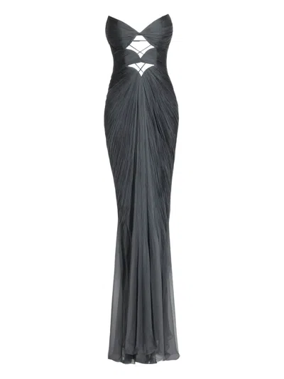 Maria Lucia Hohan Mischa Gown In Gray