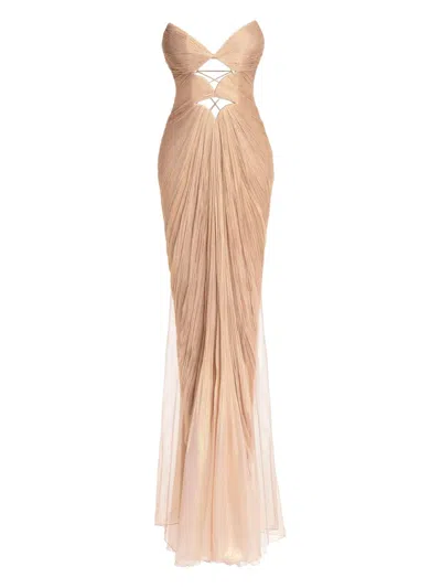 Maria Lucia Hohan Mischa Gown In Neutral