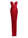 Maria Lucia Hohan Noor Seidenkleid In Red