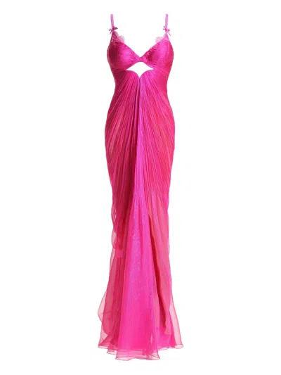 Maria Lucia Hohan Quiana Cut-out Dress In Pink