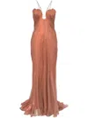 Maria Lucia Hohan Raisa Maxi Dress In Brown