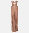 Maria Lucia Hohan Jolie Maxi Dress In Braun