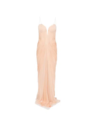 Maria Lucia Hohan Ruched Dress In Pink