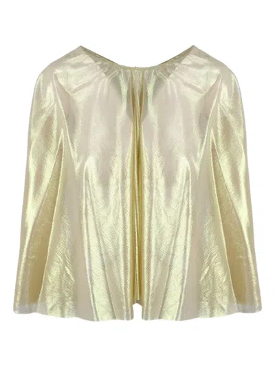 Maria Lucia Hohan Cape Aus Seide In Yellow & Orange