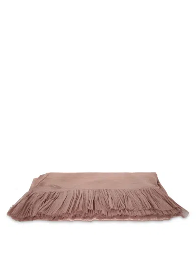 Maria Lucia Hohan Silk Stole In Crã¨me Brulã©e