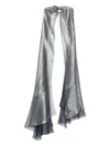 Maria Lucia Hohan Sillk Cape In Silver