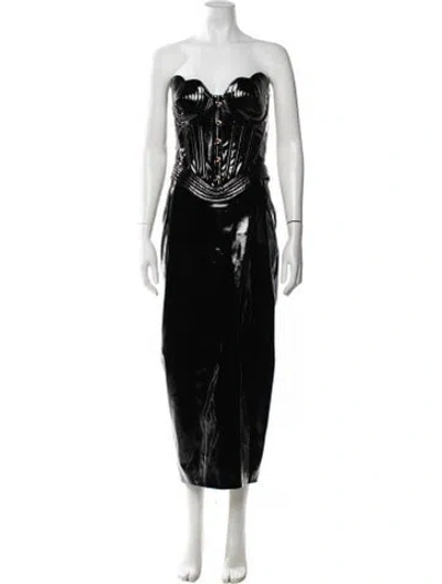 Pre-owned Maria Lucia Hohan Skirt Set In Black