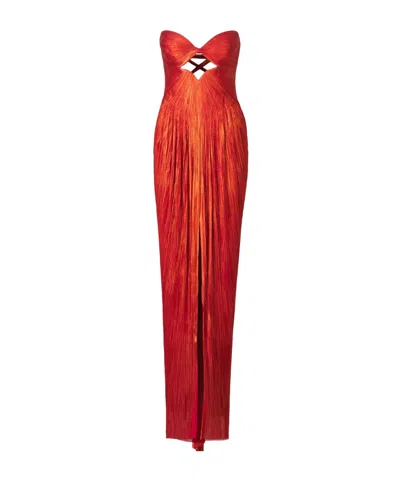 Maria Lucia Hohan Sleeveless Dress In Red