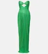 Maria Lucia Hohan Stephanie Cutout Silk Tulle Corset Gown