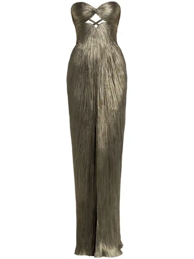 Maria Lucia Hohan Stephanie Gown In Gold