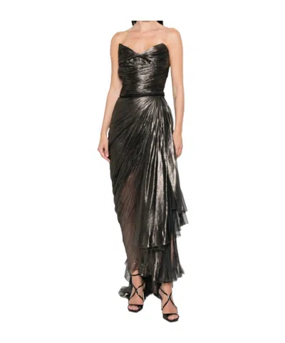 Maria Lucia Hohan Strapless Dress In Black