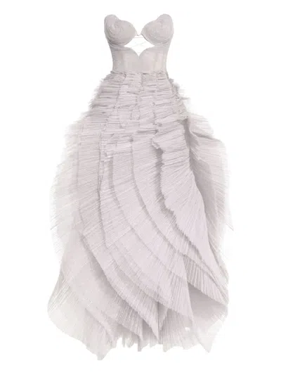 Maria Lucia Hohan Sureya Gown In Gray