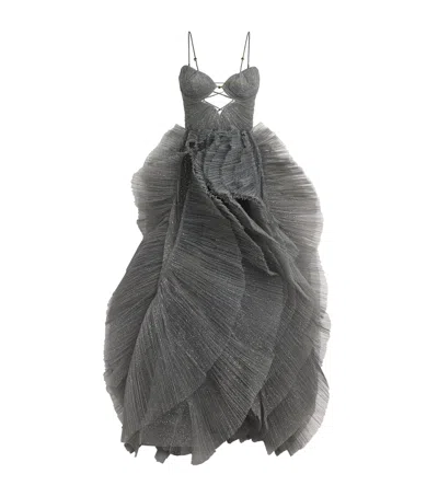 Maria Lucia Hohan Sureya Gown In Grey