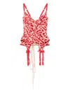 Maria Lucia Hohan Wildcat Corset In Pink