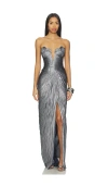 Maria Lucia Hohan X Revolve Reina Dress In Gray