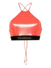 Maria Lucia Hohan Zaha Bikini Top In Orange