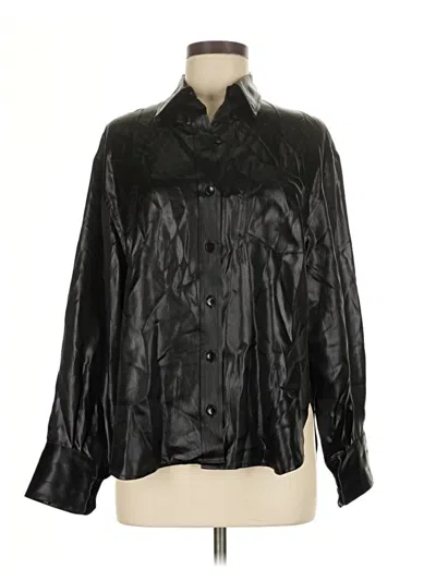 Pre-owned Maria Mcmanus 3/4 Sleeve Blouse In Black