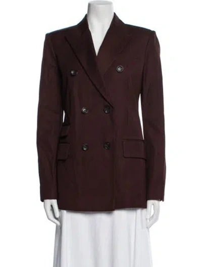 Pre-owned Maria Mcmanus Blazer In Brown
