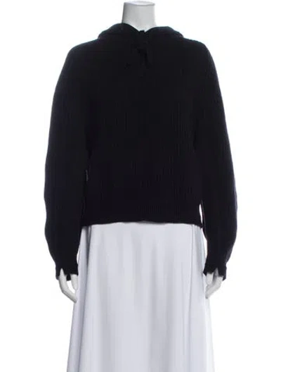 Pre-owned Maria Mcmanus Cashmere Crew Neck Sweater In Black