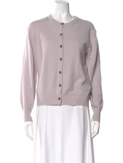 Pre-owned Maria Mcmanus Cashmere Crew Neck Sweater In Neutral