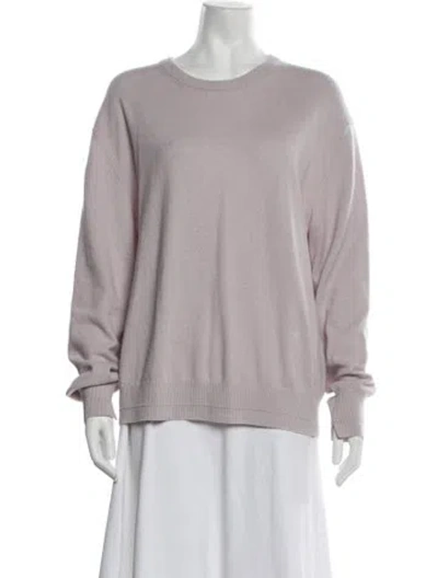 Pre-owned Maria Mcmanus Cashmere Crew Neck Sweater In Neutrals