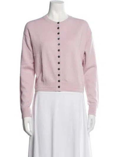Pre-owned Maria Mcmanus Cashmere Crew Neck Sweater In Pink