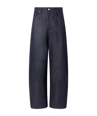 Maria Mcmanus Crescent Wide-leg Jeans In Blue