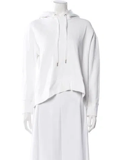 Pre-owned Maria Mcmanus Crew Neck Long Sleeve Hoodie In White