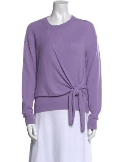 Pre-owned Maria Mcmanus Crew Neck Long Sleeve Sweatshirt In Purple