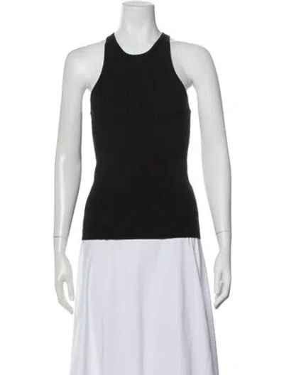 Pre-owned Maria Mcmanus Crew Neck Sleeveless Top In Black