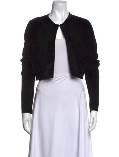 Pre-owned Maria Mcmanus Crew Neck Sweater In Black