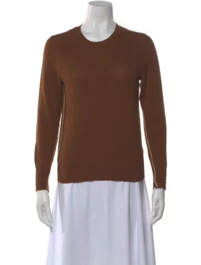Pre-owned Maria Mcmanus Crew Neck Sweater In Brown