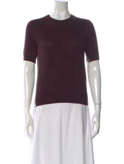 Pre-owned Maria Mcmanus Crew Neck Sweater In Brown