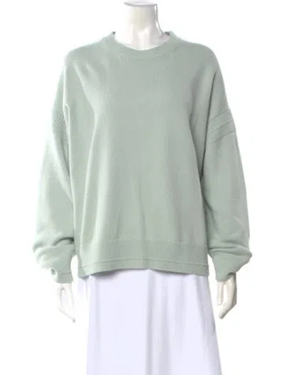 Pre-owned Maria Mcmanus Crew Neck Sweater In Green
