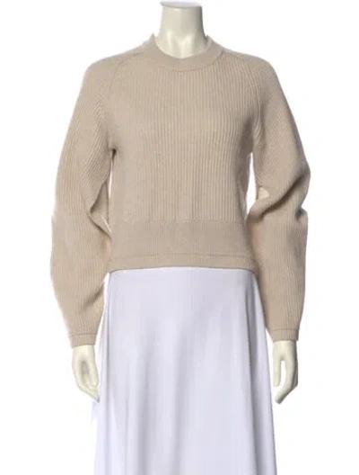 Pre-owned Maria Mcmanus Crew Neck Sweater In Neutral