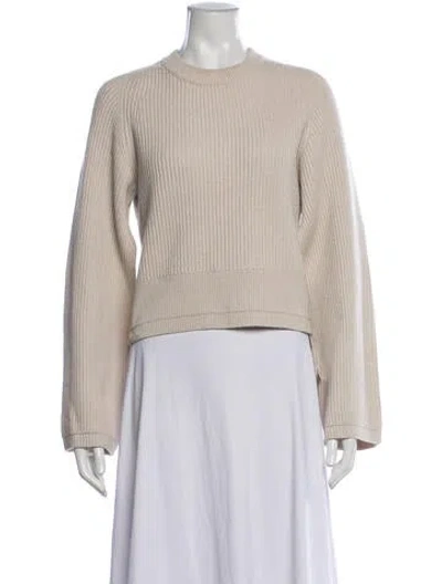 Pre-owned Maria Mcmanus Crew Neck Sweater In Neutrals