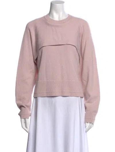 Pre-owned Maria Mcmanus Crew Neck Sweater In Pink